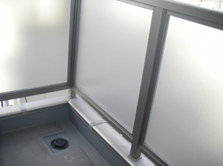 【バルコニー】 | アムールみのりⅤ | 外からの目が気にならないバルコニーで洗濯物が干せます