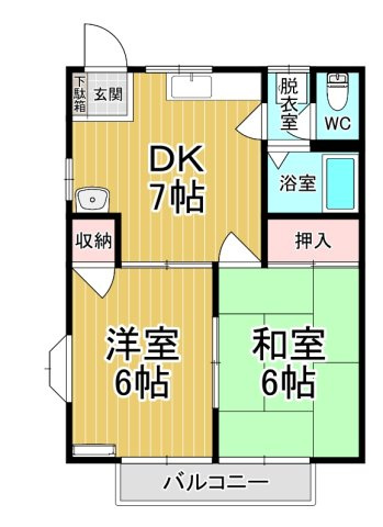 【間取り】 | アンジュール鹿沼幸町 | 高齢者の方にオススメ物件です♪