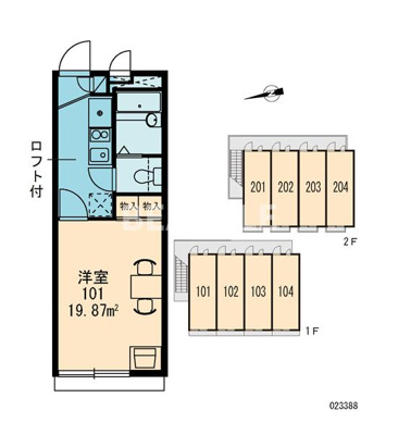 【庭】 | レオパレス墨染