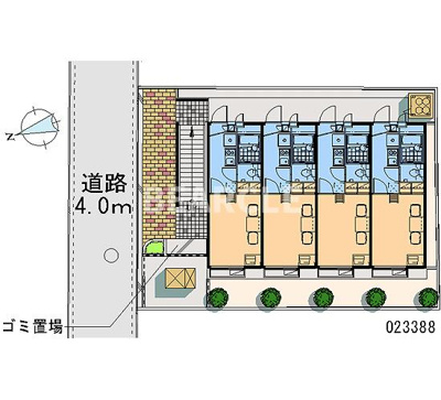【駐車場】 | レオパレス墨染