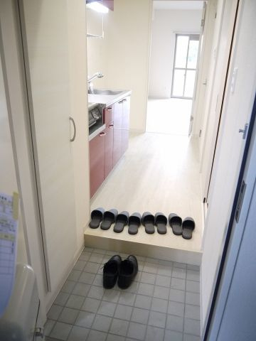 ブルースカイマンションＸの玄関