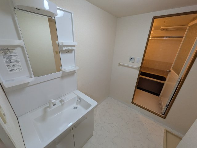 ニューウェルテラス生田の洗面所