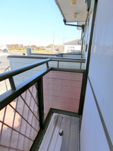 グランディハイツ南吉田I棟のバルコニー