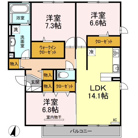 エクシードの間取り
