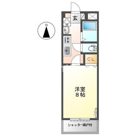 ラッキーズハイツの間取り|間取図