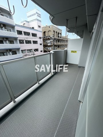 サニーハイツ三番館のバルコニー