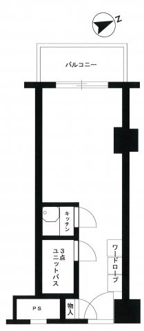 コトー駿河台の間取り|1K