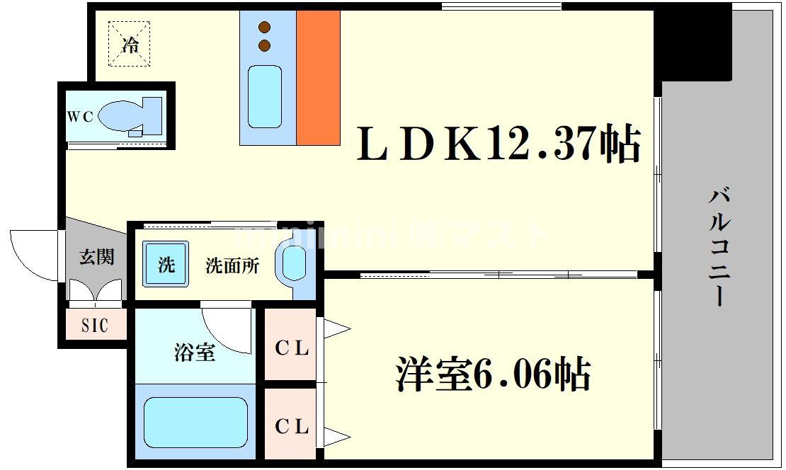 プレジオ海老江の間取り