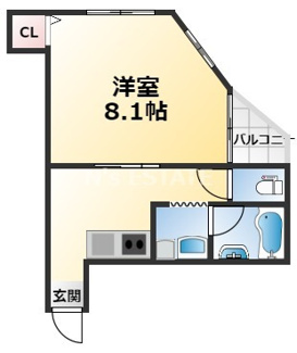 【間取り】 | フロンフィール大道通