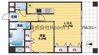 【間取り】 | キャピトル安堂寺