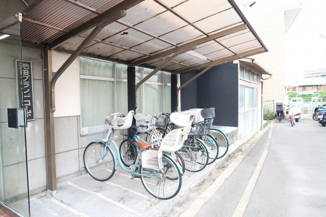 池田グランドコーポのその他共用部分|敷地内駐輪場