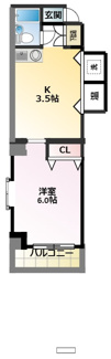【間取り】 | ハイライフ小河通Ⅳ