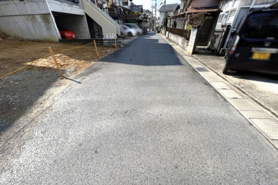 【前面道路含む現地写真】 | 城陽市寺田大谷　新築戸建 | ローンの事やお家探しのご相談は（株）ゆいホームにお任せ下さい。ちょっとした疑問にも解りやすくお応えします。お気軽にどうぞ(^^)/