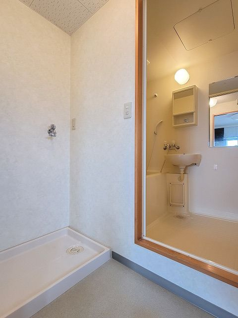 クレールセゾンⅠの洗面所|スペースが確保できる洗面所です