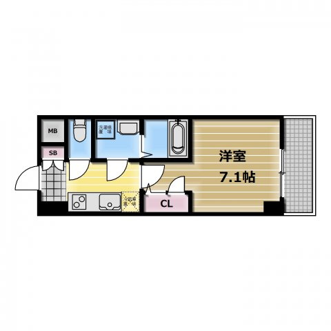 【間取り】 | S-RESIDENCE高井田Central