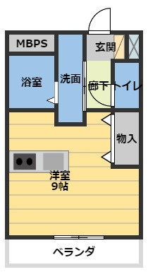 メルヴェーユの間取り