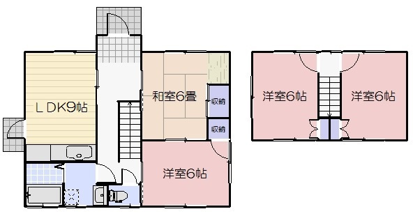 【間取り】 | 坪田貸家