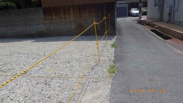 和歌山市松江北７丁目　土地の前面道路含む現地写真
