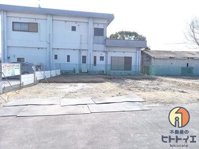 大木町三八松21-1期3棟の駐車場|3号棟敷地