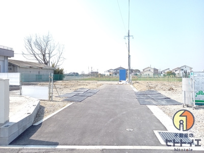大木町三八松21-1期3棟の周辺|敷地内道路