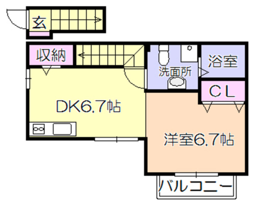 DaitoStyleTINA（ダイトウスタイルティーナ）【キャッシュバック対象物件】の間取り
