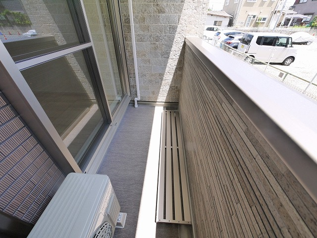 Ｋ－３．四条大路のバルコニー|お洗濯にも便利なバルコニー付き