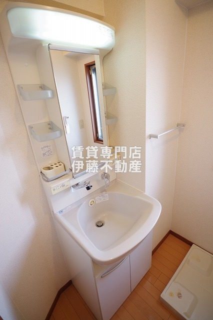 グランデ城西の洗面所