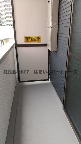 サクラメント久留米のバルコニー|陽当たり良好なバルコニーです