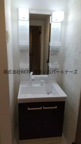 サクラメント久留米の独立洗面台|独立洗面化粧台が付いています