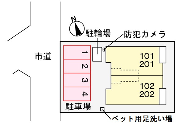 エレガンテの区画図