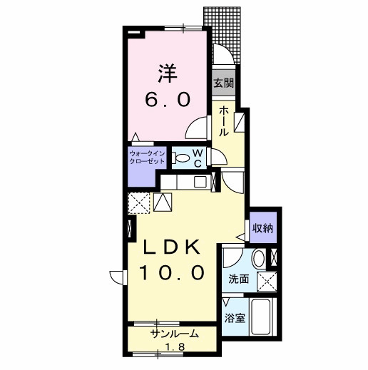 エレガンテの間取り