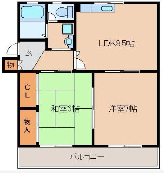 シェル幹の間取り