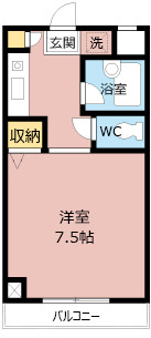 ロジュマン幕張の間取り