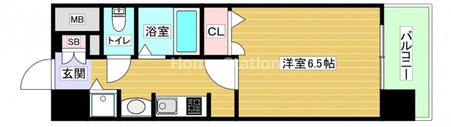 【間取り】 | ライジングコートベイシティ西九条ノース