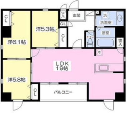 J-PLACE（ジェイプレイス）東町【キャッシュバック対象物件】の間取り