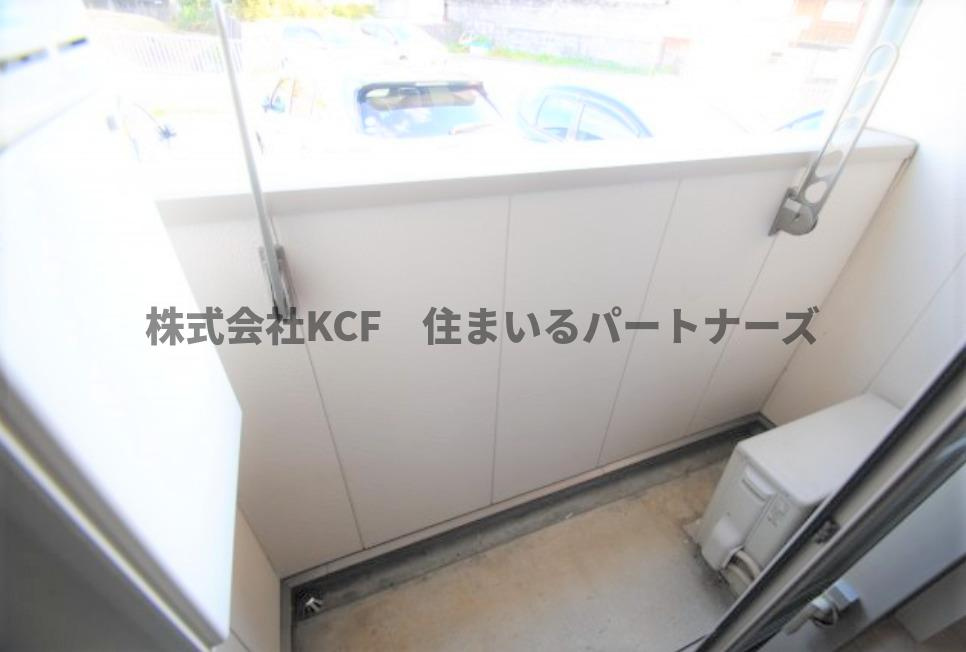 クレフラスト津福東のバルコニー|落ち着いた時間を過ごせるバルコニーです