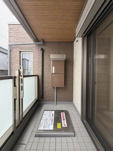 べレオ元町山手のバルコニー