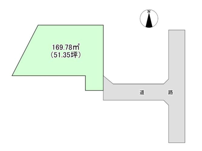 高崎市新町　土地240の区画図