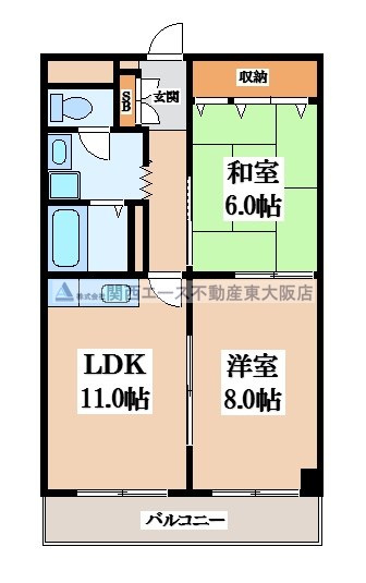 【間取り】 | グランデュール弥生