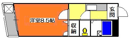 【間取り】 | ファインｋ2菱屋西