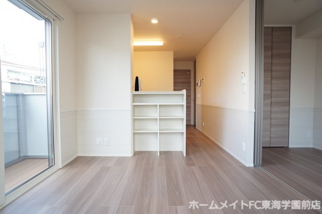 熊本市北区清水新地３丁目のアパートの居間・リビング