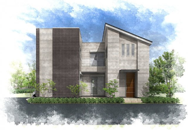 目黒区中町1丁目　建築条件なし売地の外観パース