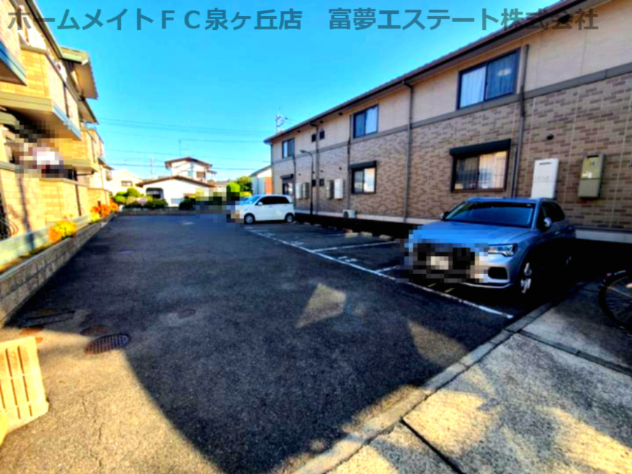 ガーデンハウス明正 B棟の駐車場