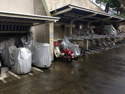 【その他共用部分】 | サンヴェール藤が丘 | バイク置場です。