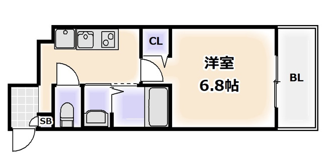 【間取り】 | グランパシフィック塩草