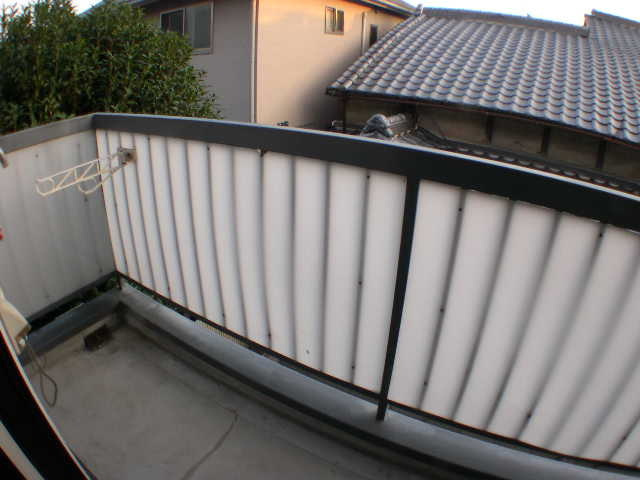 シャトーアンビシャスのバルコニー