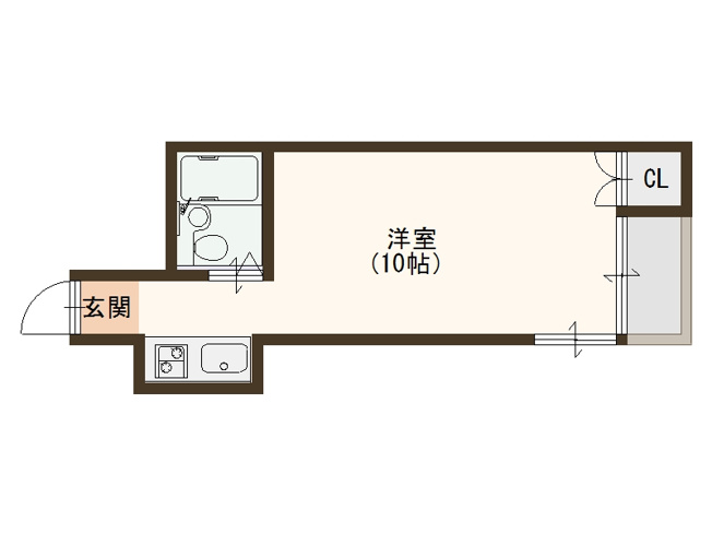 【間取り】 | コーポ恵