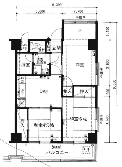 【間取り】 | ダイアパレス博多