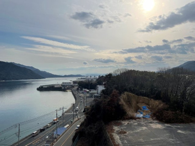 【展望】 | ほうらいの里宮島 | お部屋からの眺望　オーシャンビューで解放感があります