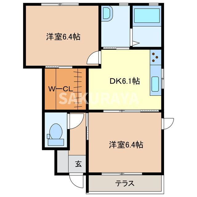 オンディーヌの間取り